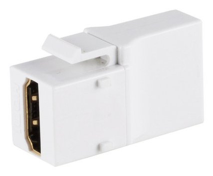 S-Impuls Hdmi-A Keystone Empalme, 18gbps, Winkel