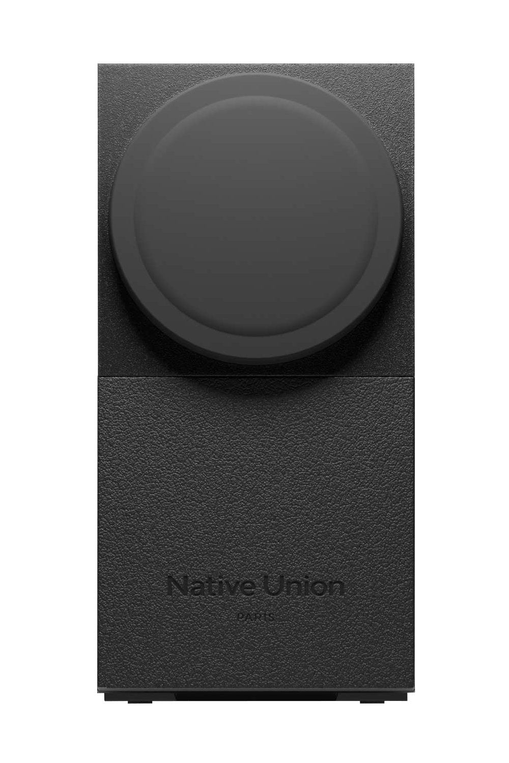 Native Union Rise 2-In-1 Qi2 Smartphone Negro Cargador Inalámbrico Interior
