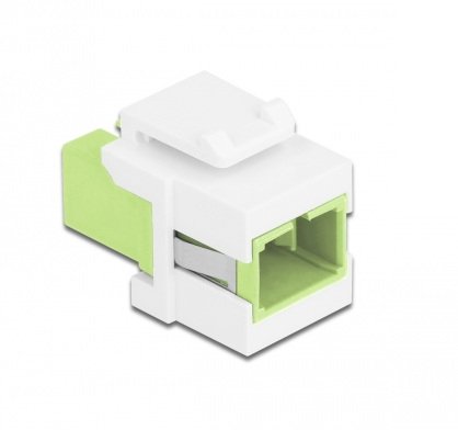 Keystone Modul Sc Simplex Buchse Zu Sc Simplex Buchse Lindgrün   Weiss
