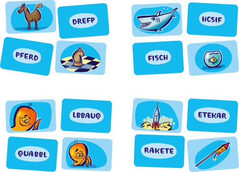 Schmidt Juegos Tres Magos: Quabbl, Juego De Cartas 40898