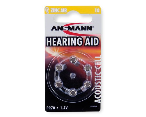 Pila De Botón Ansmann 1,4 V Zinc-Aire Tipo Aza10 (5013223)