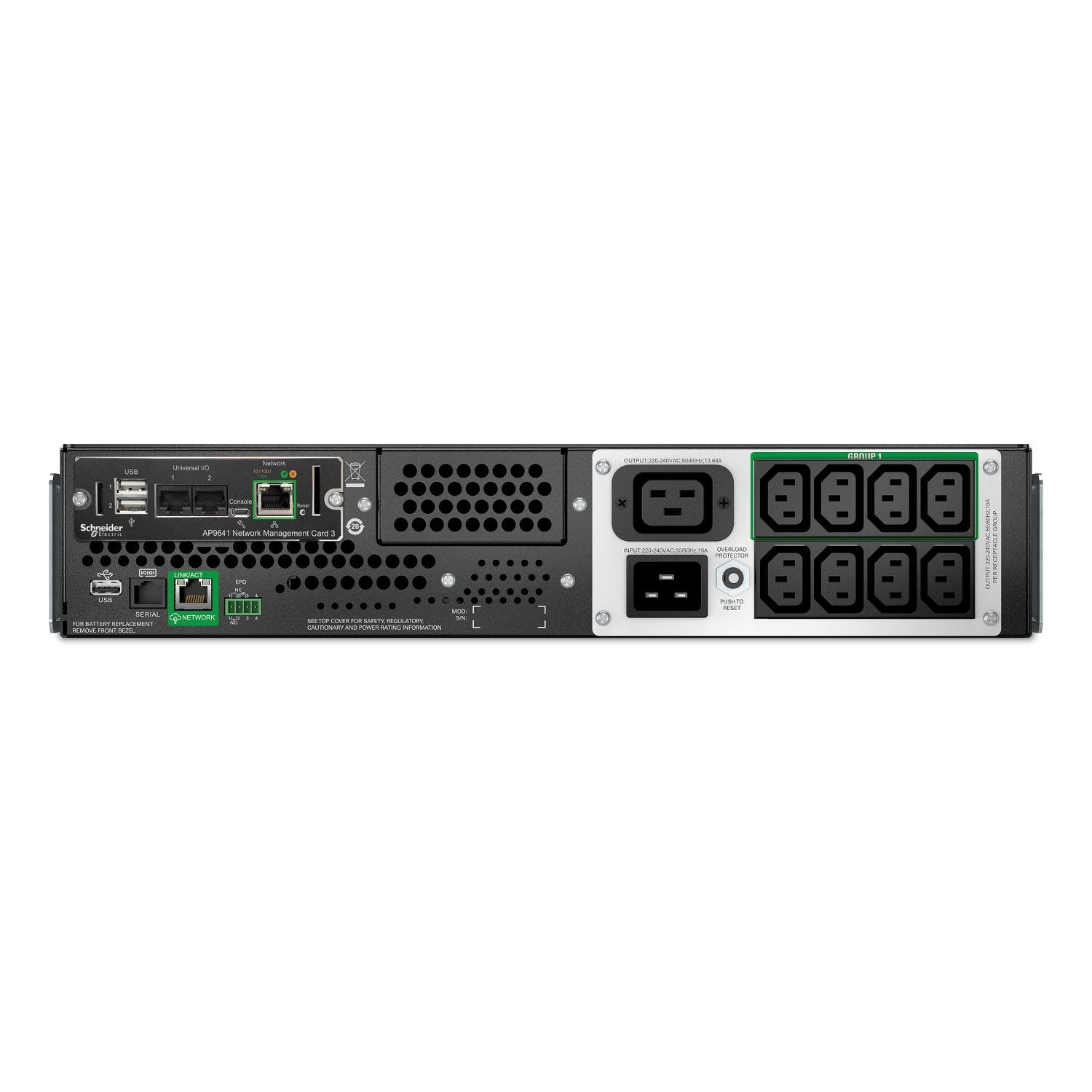 EAN 731304643180 - APC SMTL3000RMI2UCNC sistema de alimentación ininterrumpida (UPS) Línea interactiva 3 kVA 2700 W 9 salidas imagen 2