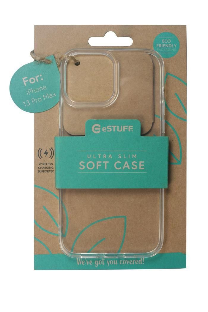 Estuff Clear Soft Case For Iphone 13 Pro Max Funda Para Smartphone 17 Cm [6.7] Transparente