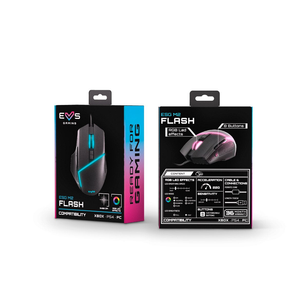 Energy Sistem Raton Gaming Esg M2 6400 Dpi Rgb