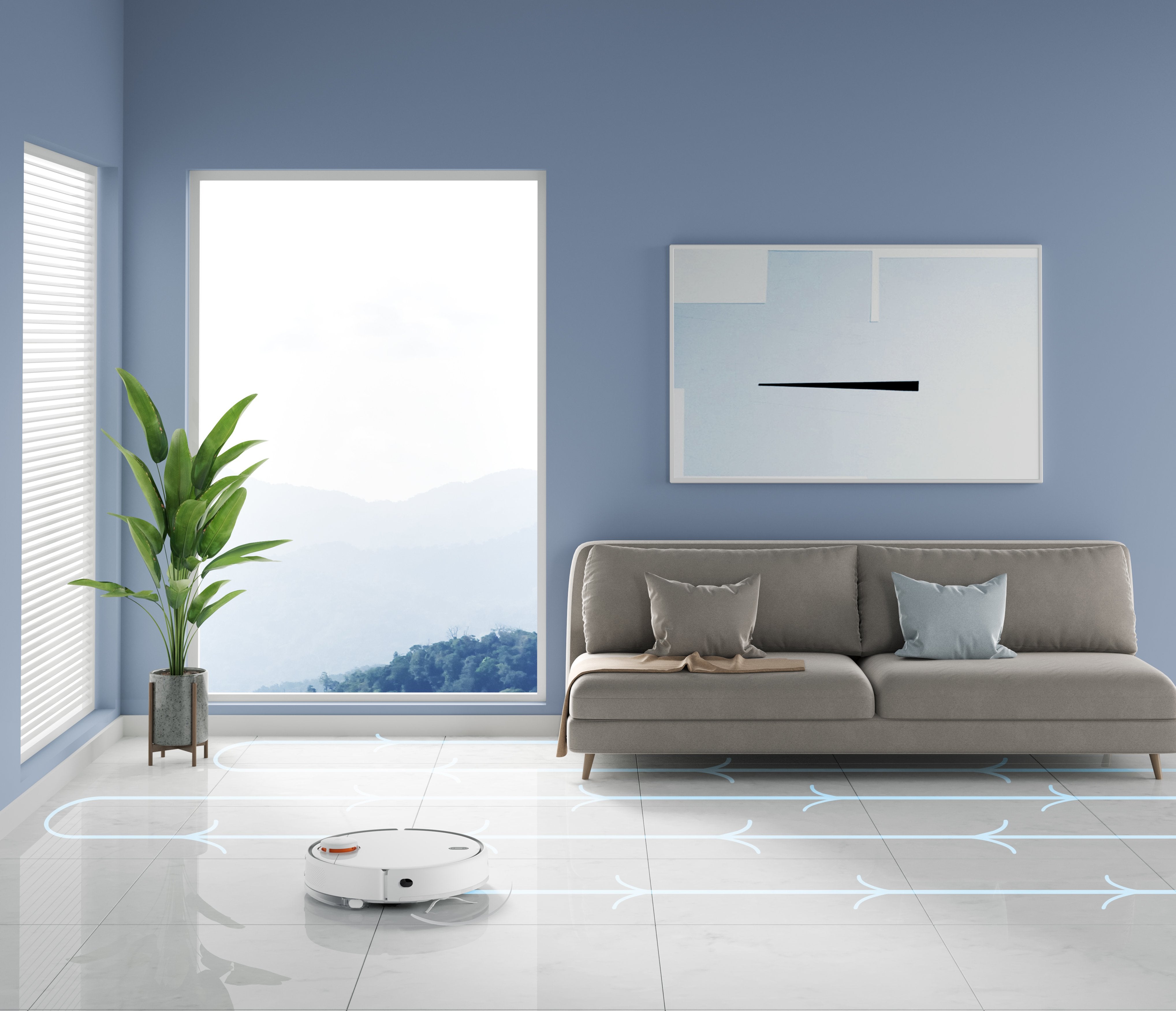 EAN 6934177741852 - Xiaomi Mi Robot Vacuum - Mop 2 Pro 0,45 L Sin bolsa Blanco imagen 11