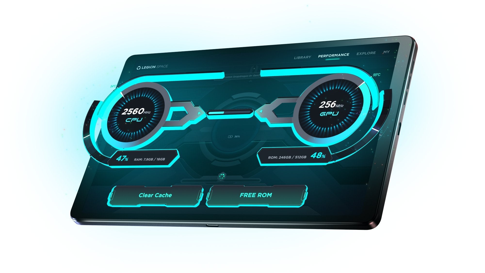 Tablet Lenovo Legion Tab 8.8 2.5k Qualcomm Snapdragon 8 Gen 3 Plataforma Móvil 12 Gb 256 Gb Gpu Qualcomm Adreno Integrada Android 14 Negro Táctil 2 Años W