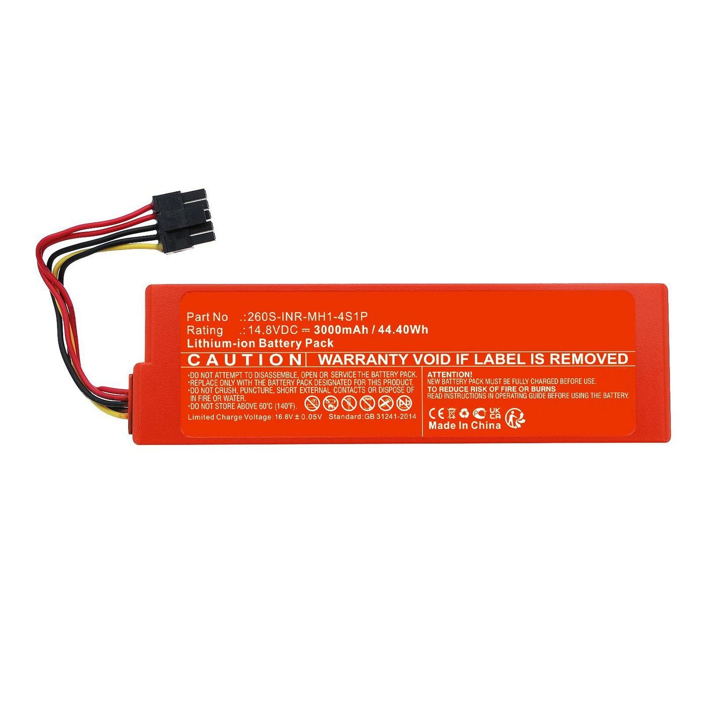 Battery 44.40wh Li-Ion 14.8v  3000mah For Xiaomi Vacuum