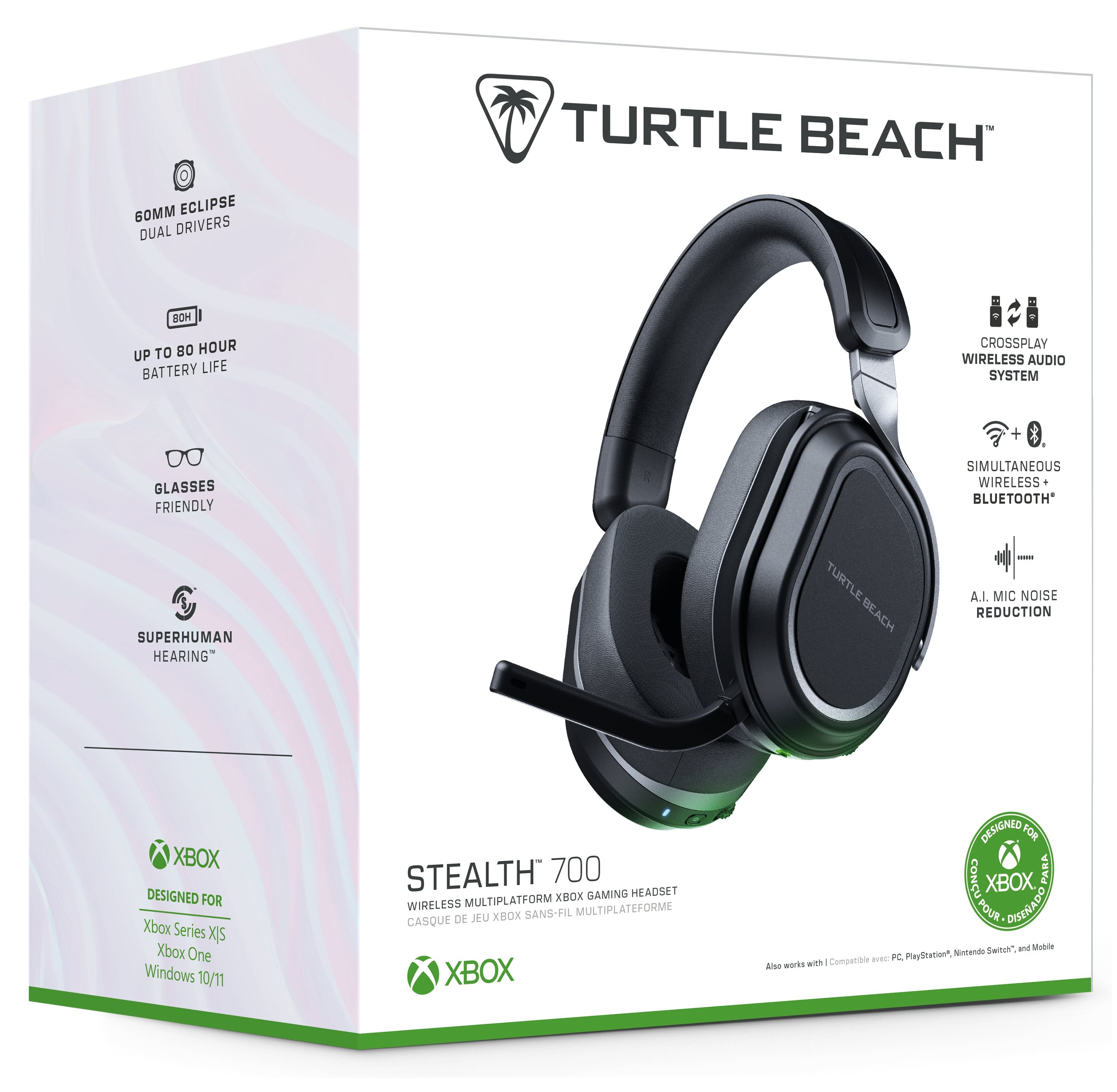 EAN 0731855021055 - Turtle Beach Stealth 700 Auriculares Alámbrico Diadema Juego Bluetooth Negro, Gris imagen 11