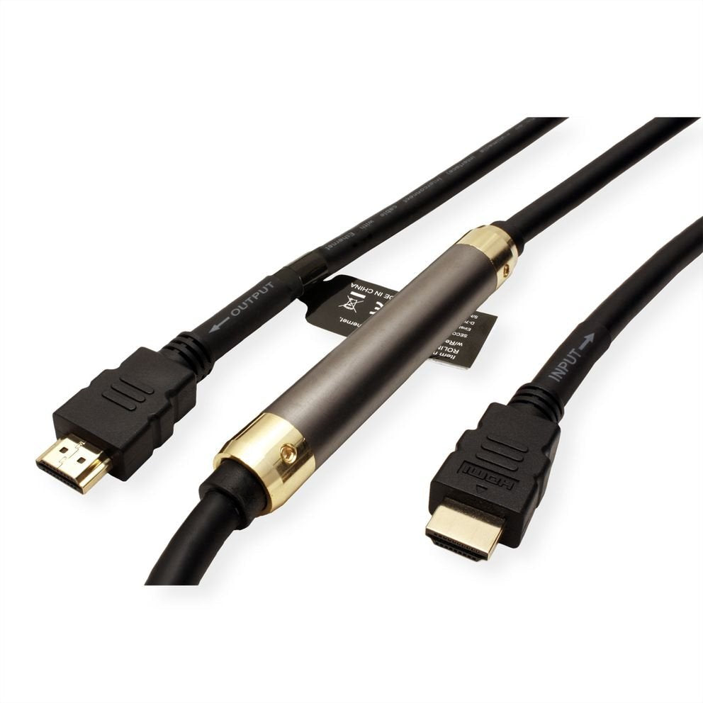 Roline Hdmi High Speed Mit Ethernet Cable, Mit Repeater, 25 M