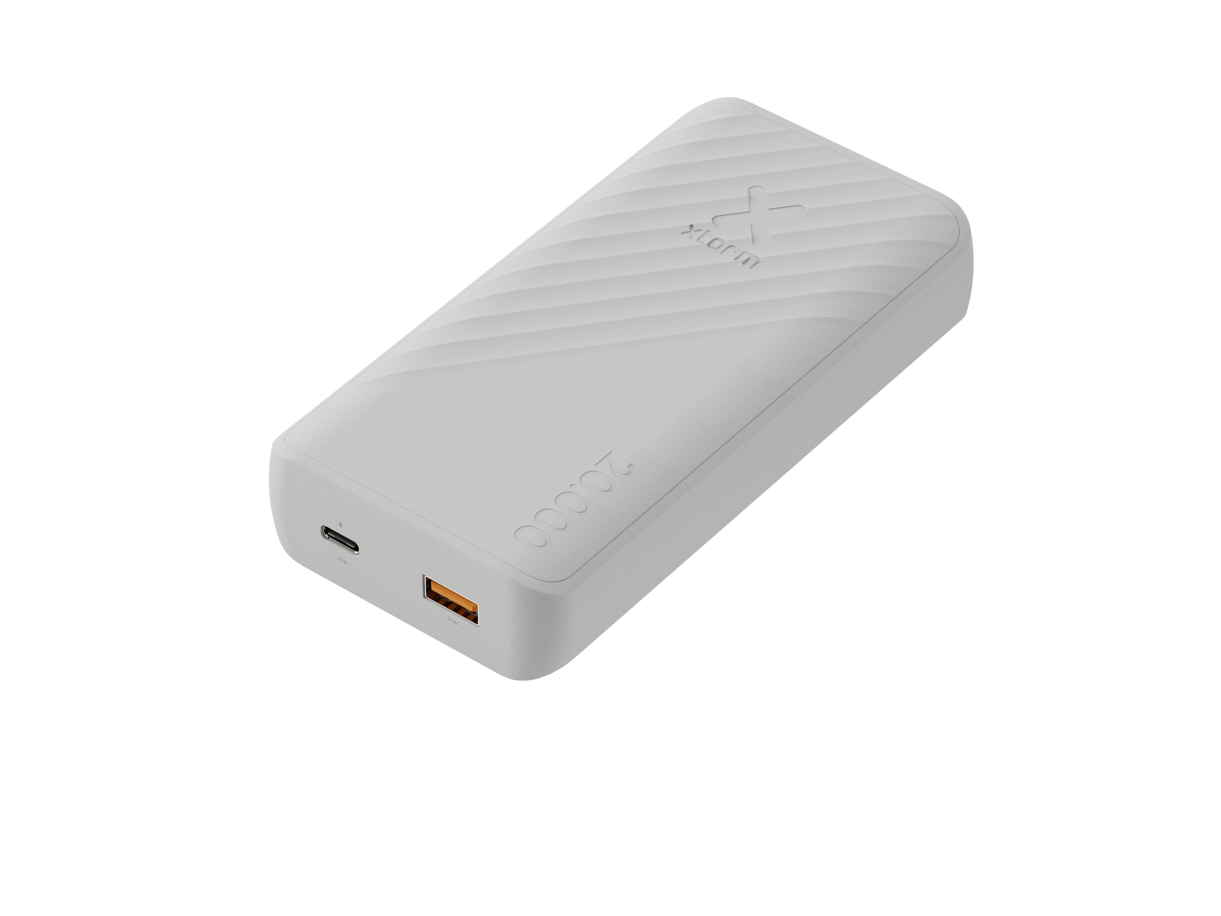 Power Bank Xg2200 Go2 15w 20000mah Blanco Ceniza Xtorm 15w/ 20000mah/ Carga Rápida/ Usb-C, Usb-A