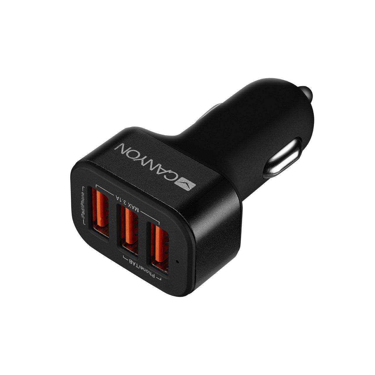 Canyon Car Charger C-06 3.1a 3usb-A Black