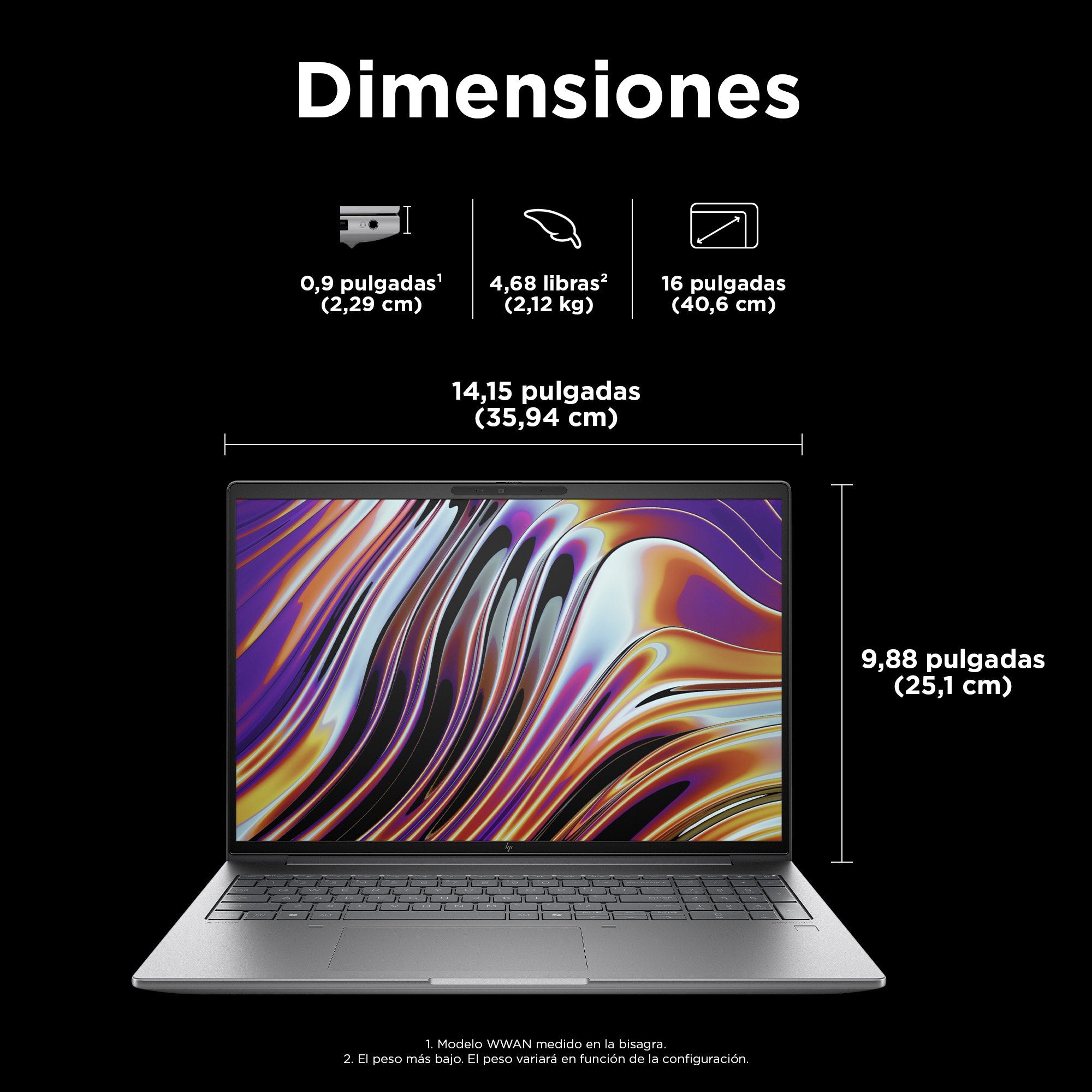 EAN 198415353788 - HP ZBook Power G11 Intel Core Ultra 7 155H Estación de trabajo móvil 40,6 cm (16") Pantalla táctil WUXGA 3 imagen 5