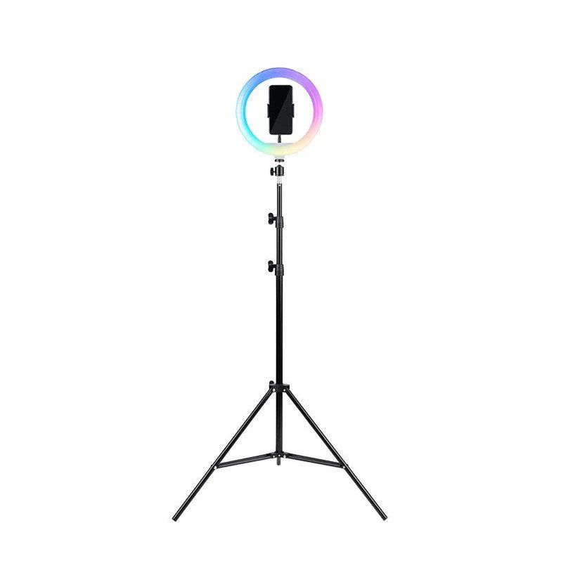 Havit St7026 - Trípode Con Con Anillo Luminoso Rgb, Negro