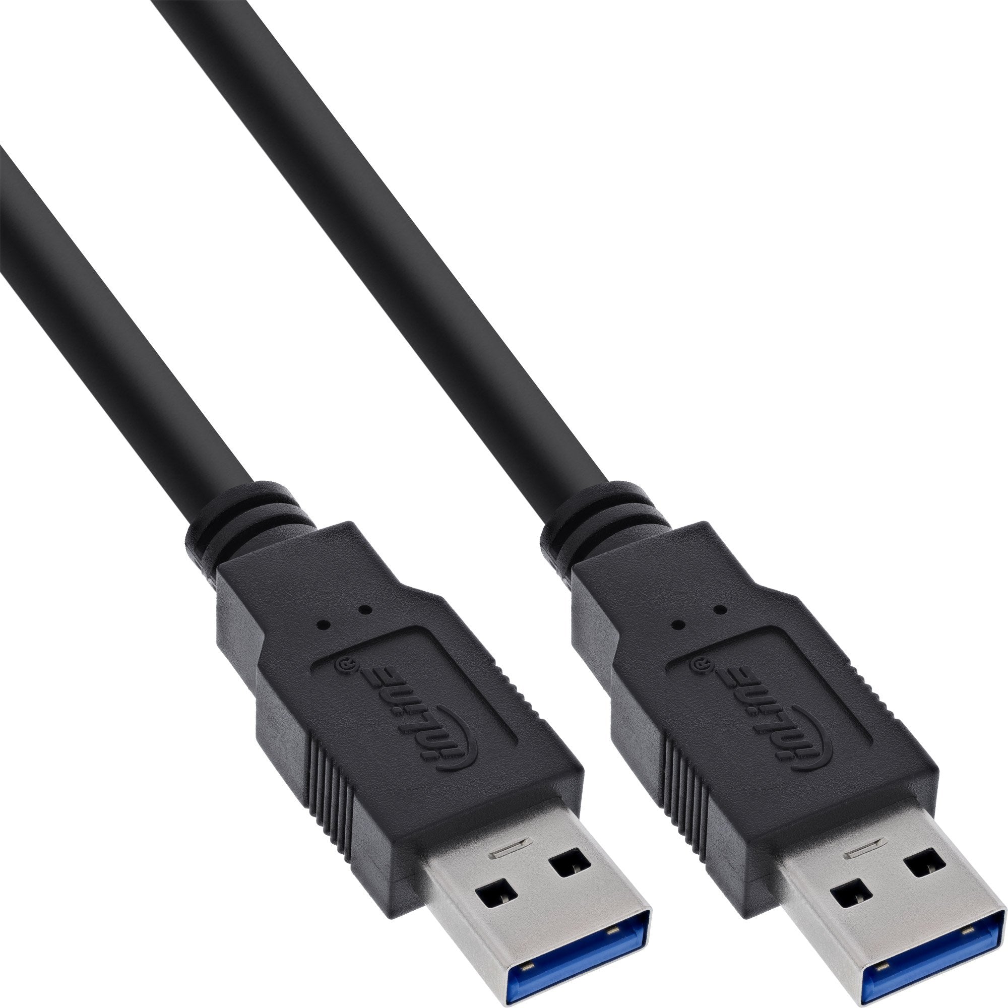 Inline Usb 3.0 Cable Tipo A Macho A A Macho Negro 2m