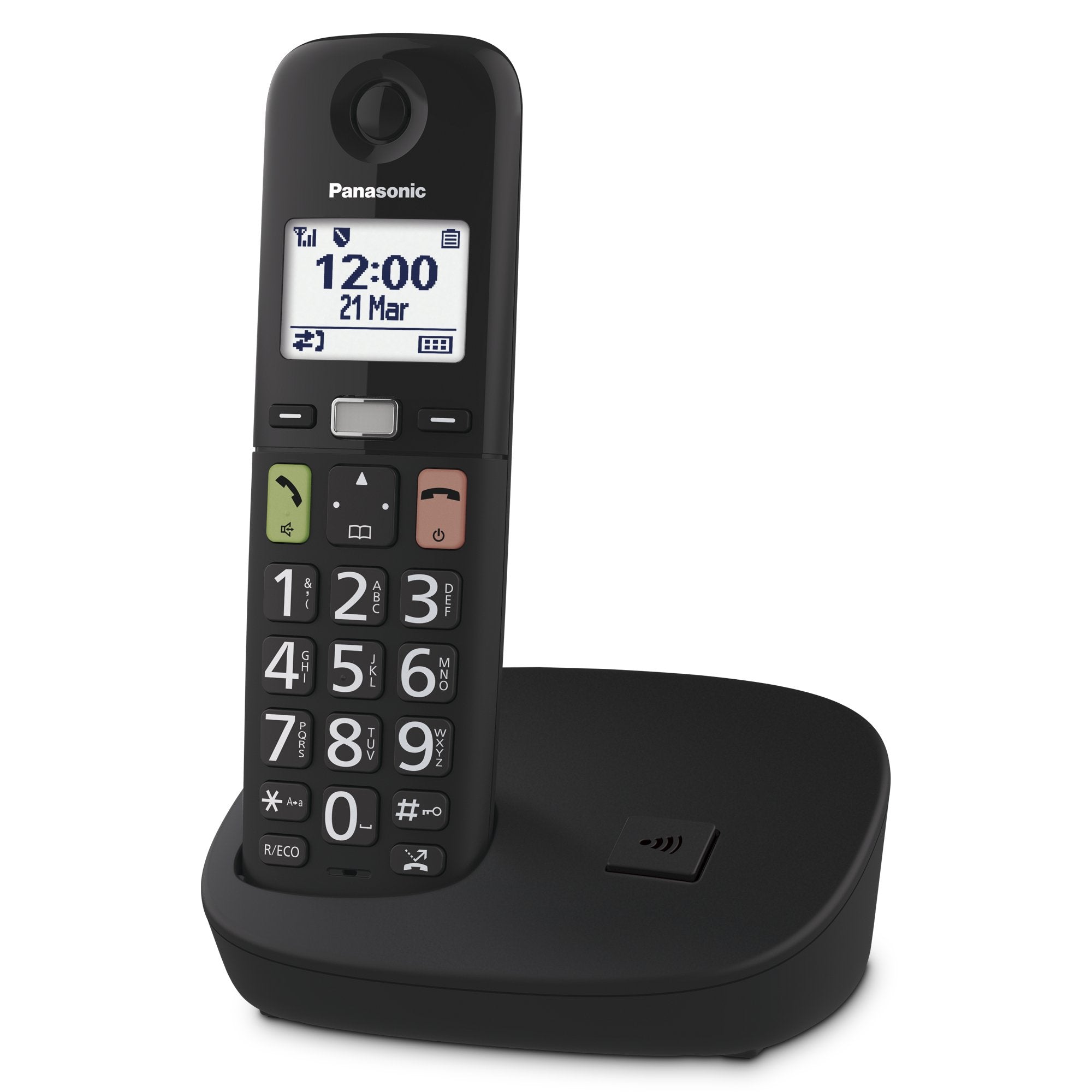 EAN 5025232964161 - Panasonic KX-TGU110EXB teléfono Teléfono DECT Identificador de llamadas Negro imagen 1