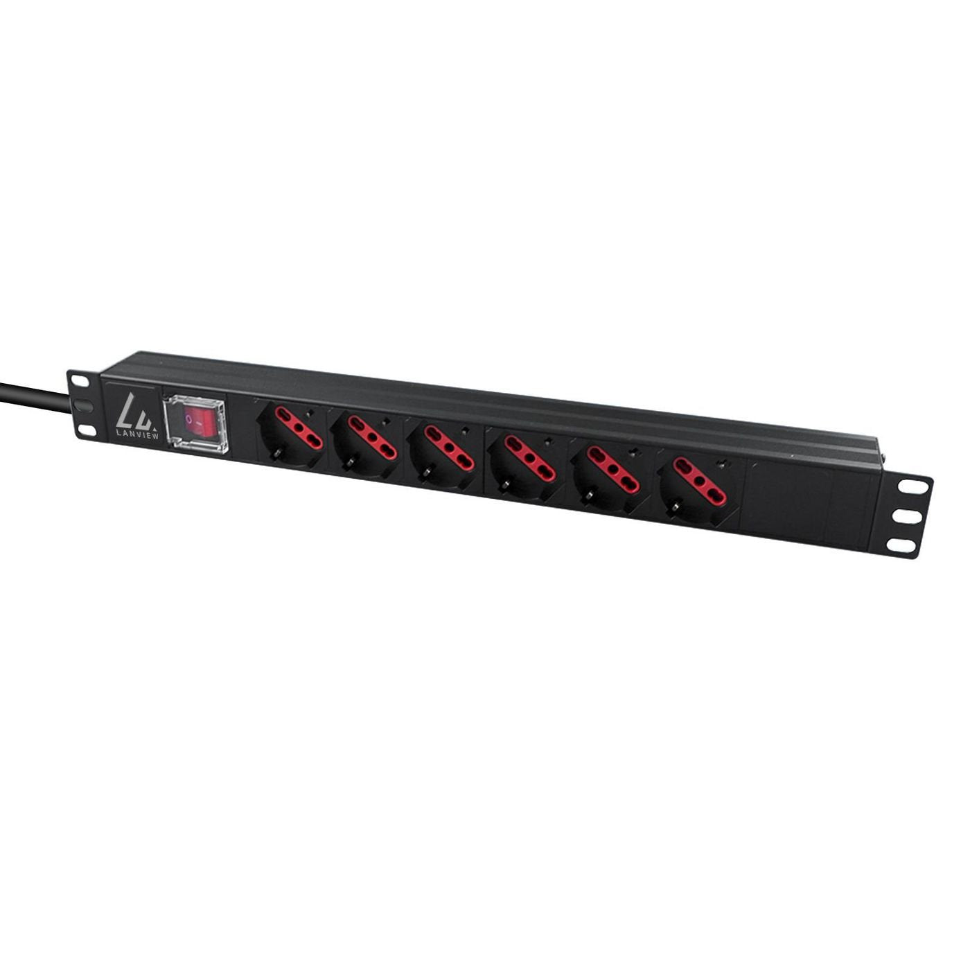 Lanview Lvr-2mit-Sw-It6 Unidad De Distribución De Energía [Pdu] 1u Negro