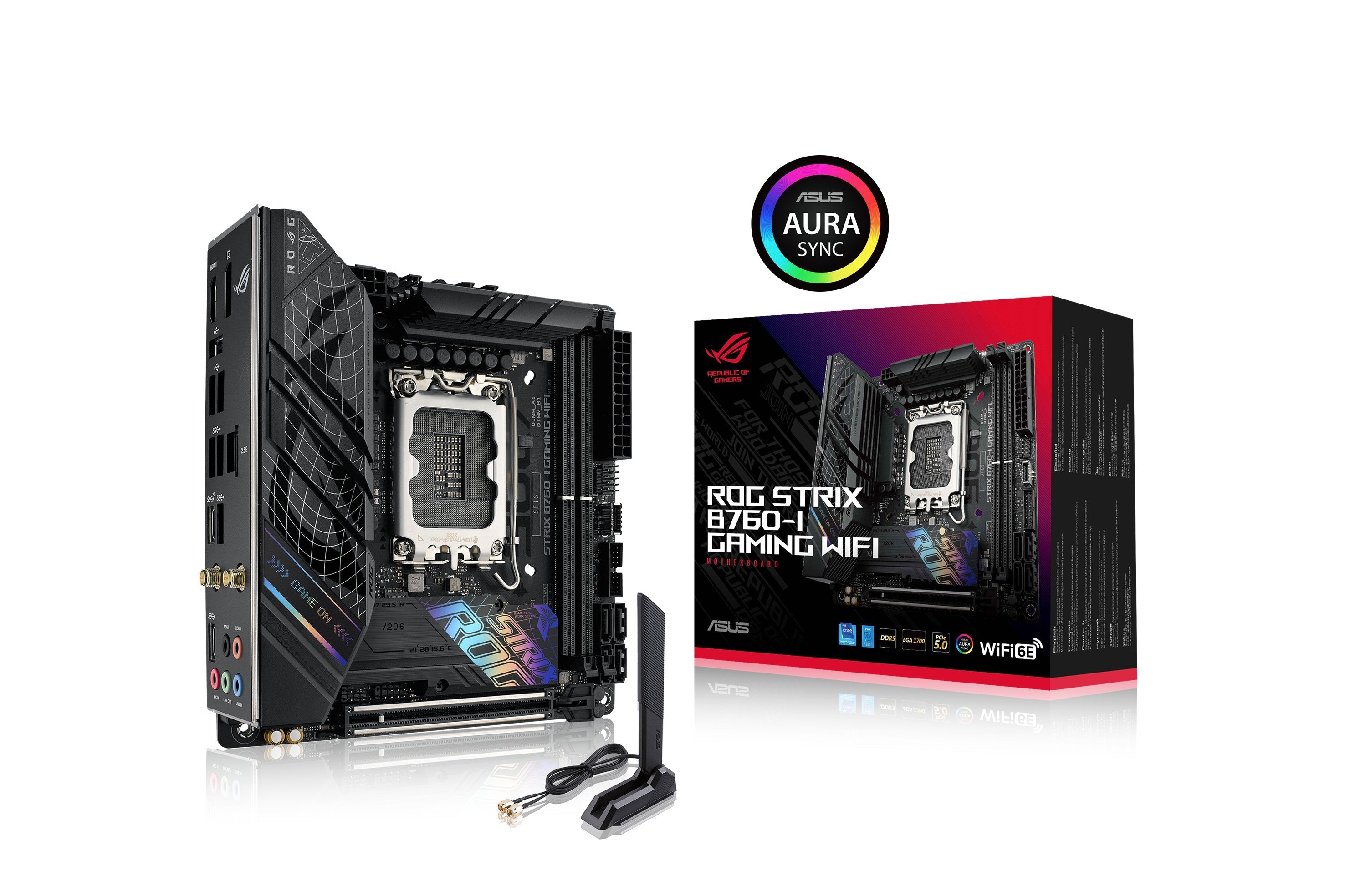 Placa Base Asus 1700 Rog Strix B760-I Gaming Wifi 90mb1d90-M0eay0