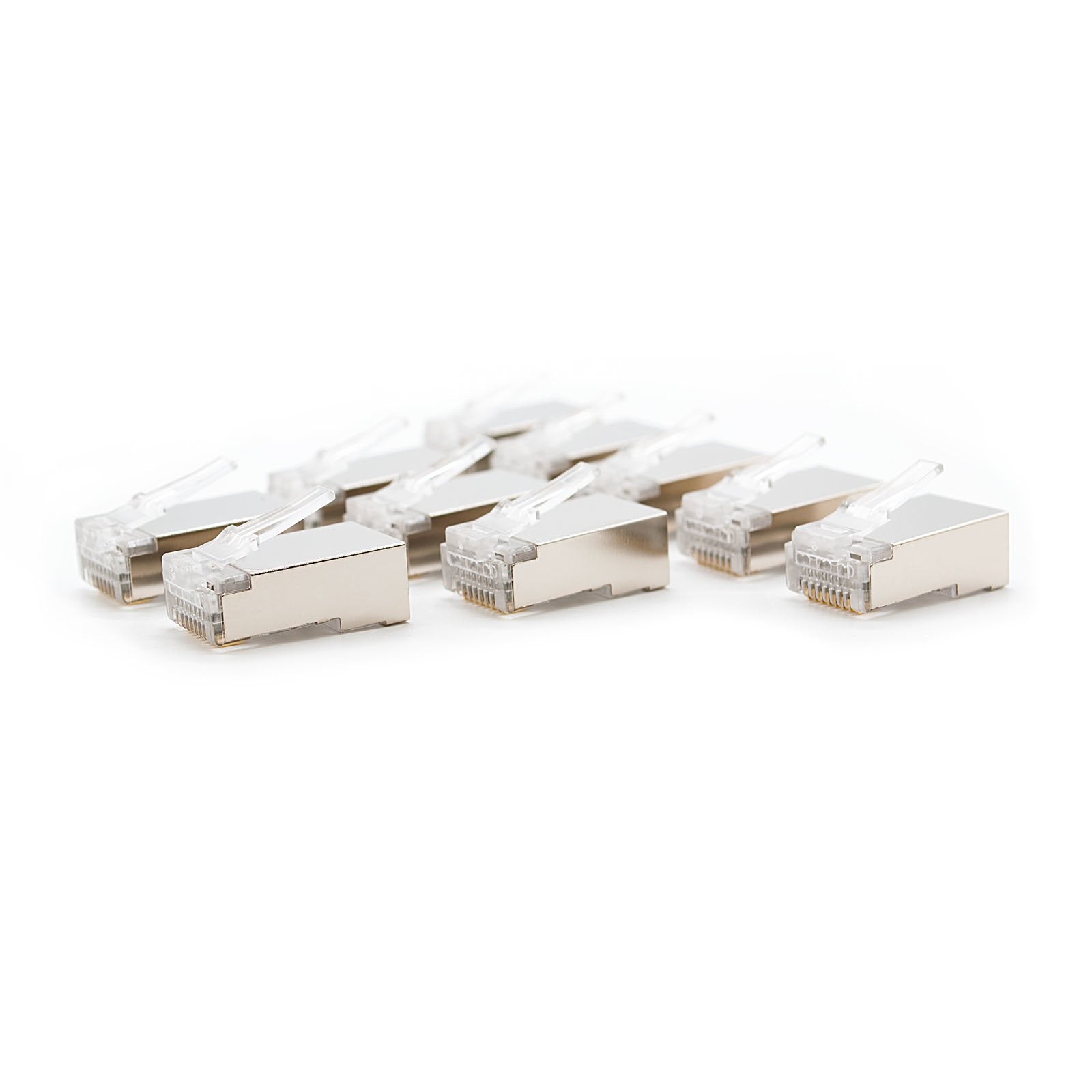 Nanocable Conector Para Cable De Red Rj45 Cat.5e Ftp 8 Hilos 10uds.