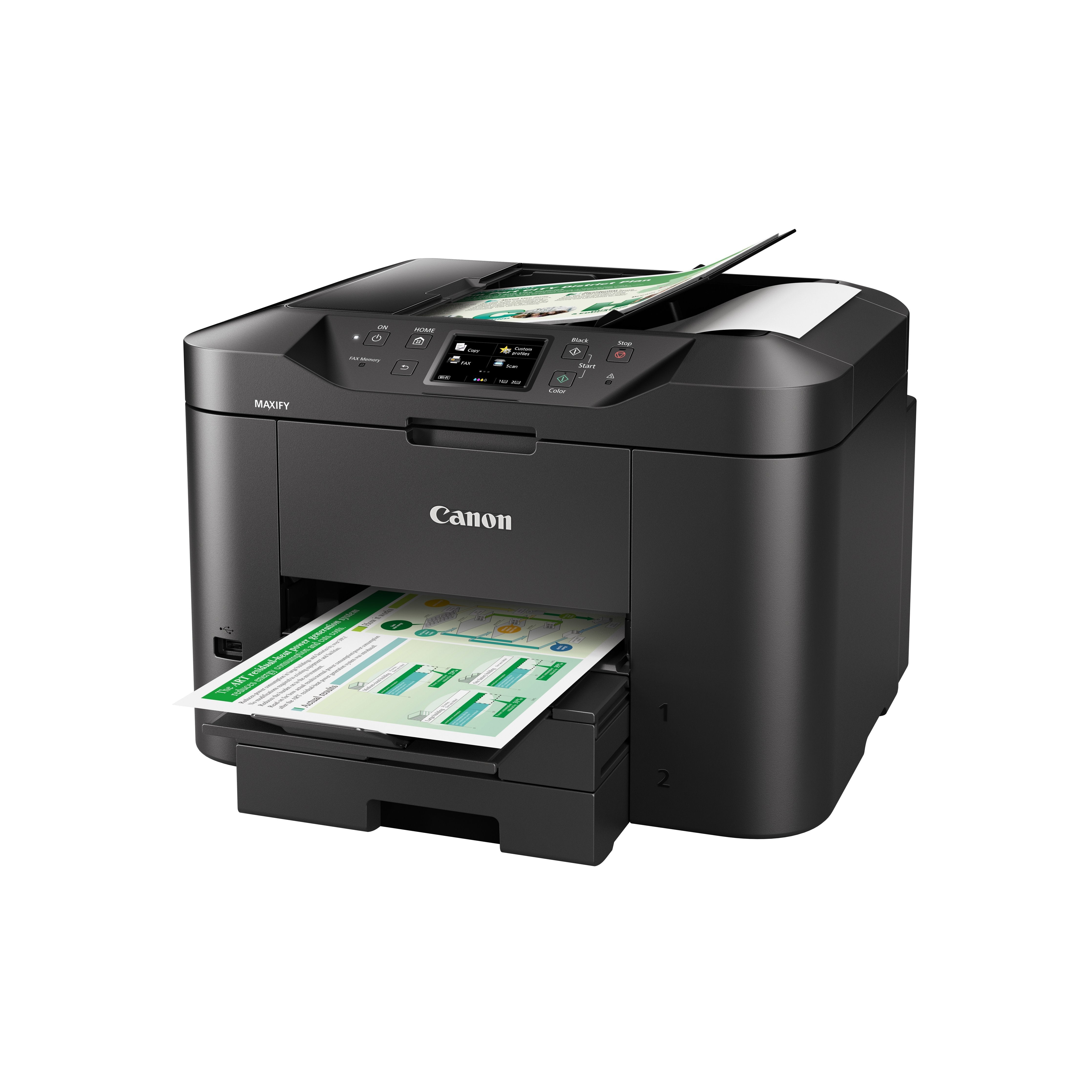 Multifunción Canon Maxify Mb2750 Wifi Fax Dúplex Negra