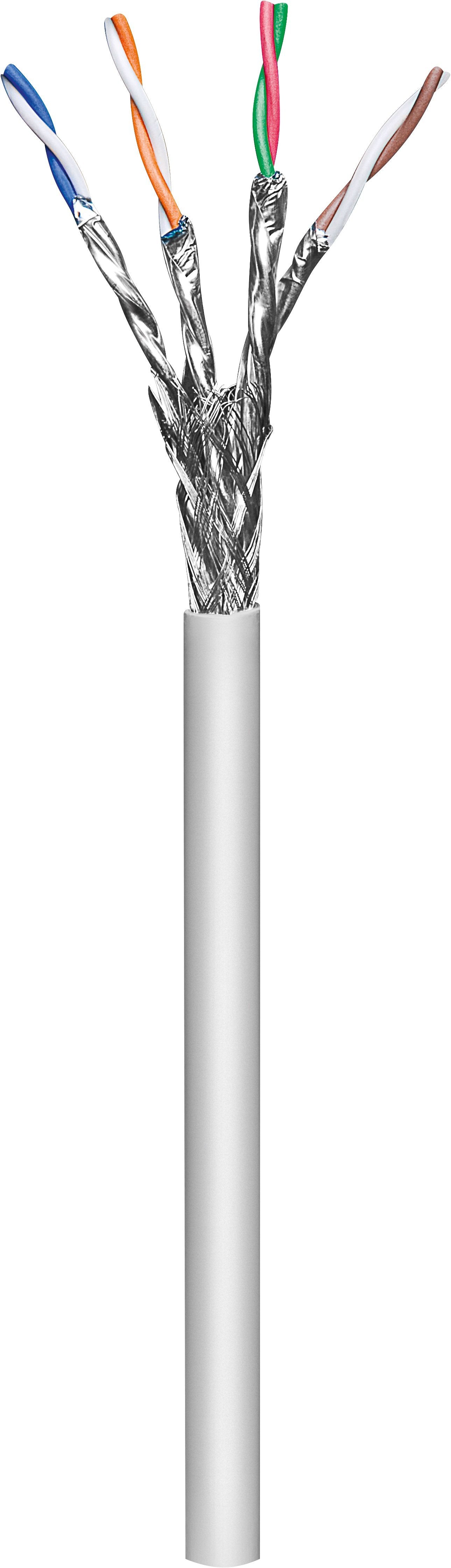 Goobay 96093 Cable De Red Gris 50 M Cat6a S/Ftp (S-Stp)