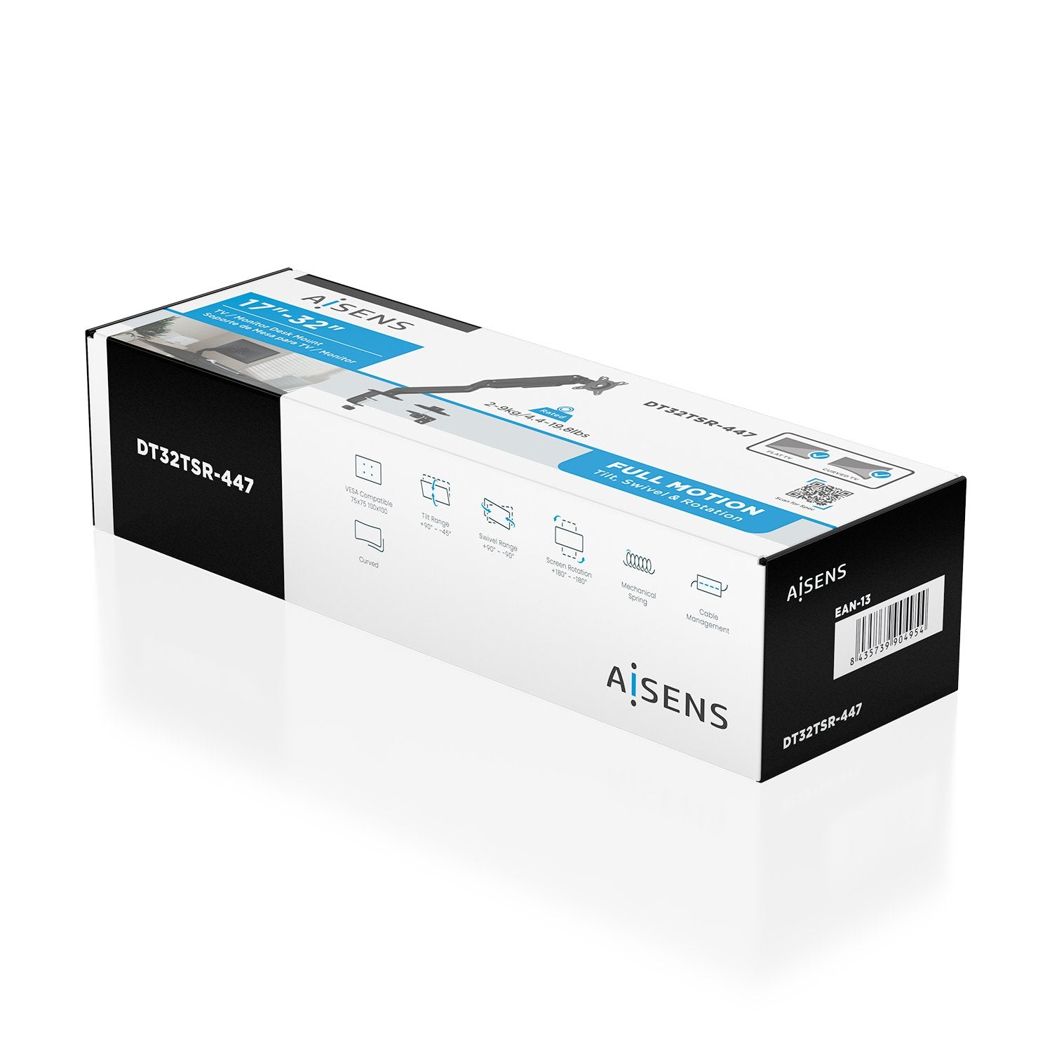 EAN 8435739904954 - AISENS DT32TSR-447 soporte para monitor 81,3 cm (32") Escritorio imagen 6