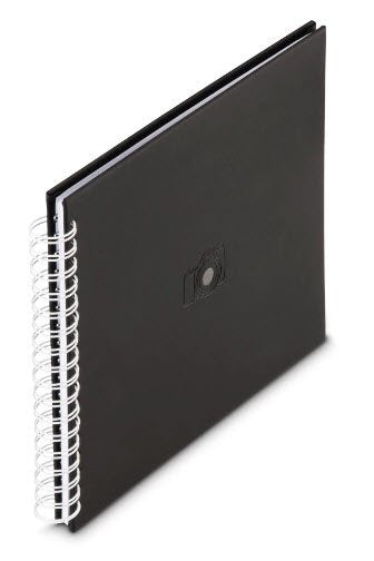 Hama Signs Spiral-Album    28x24 50 Weisse Seiten, Schwarz    7500