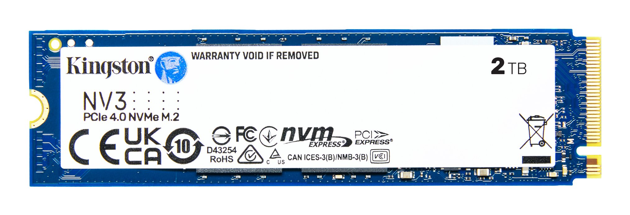 EAN 740617344752 - Kingston Technology NV3 2 TB M.2 PCI Express 4.0 NVMe 3D NAND imagen 3