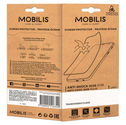 EAN 3700992525631 - Mobilis 036255 accesorio para ordenador de bolsillo tipo PDA Protector de pantalla imagen 3