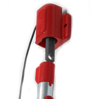 Wolf-Garten E-Multi-Star Estación De Carga De Pared Qc 25 Em (Rojo, Para Mango A Pilas E-Multi-Star Bs 140 Em) 72amc3-1650