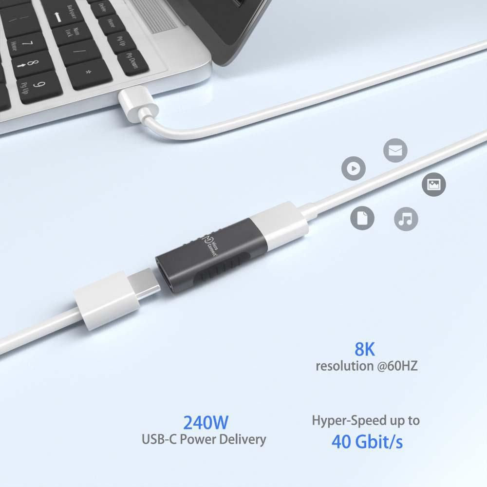 EAN 5704174892113 - Microconnect USB3.2CFFA cambiador de género para cable USB C Negro imagen 2