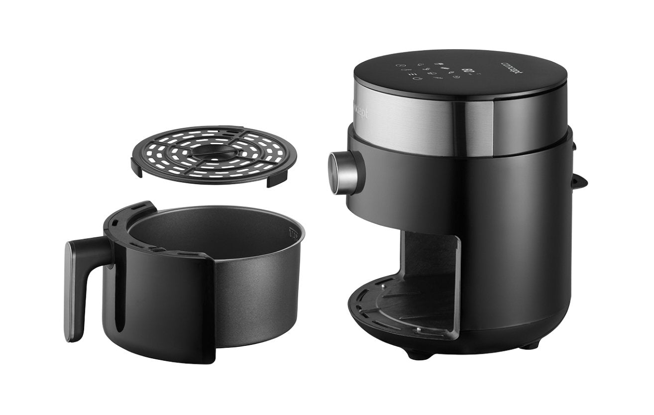 Freidora De Aire Concept Fr2500 Sencillo 2,5 L 1200 W  Caliente Negro