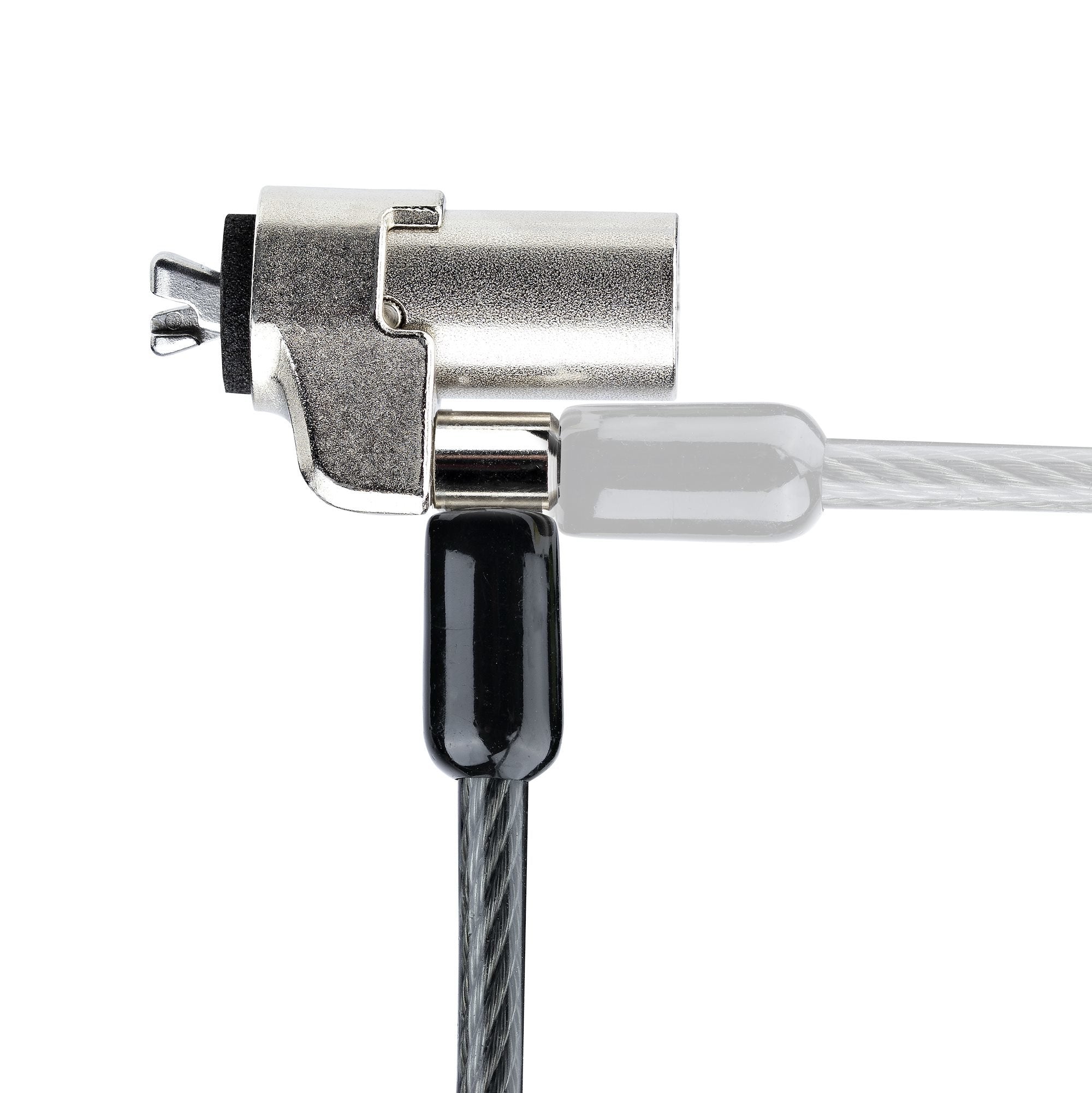 Startech.Com Nblwk-Laptop-Lock Cable Antirrobo Negro, Plata 2 M