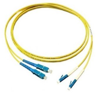 Goodconnections Cable De Red Lwl Duplex Os2 (Singlemode, 9 125) Lc Sc, Lszh, Austauschbare Polarität, 15m,