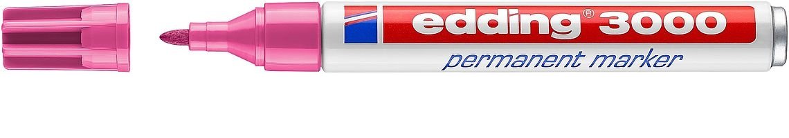 Edding Marcador Permanente 3000 Rosa