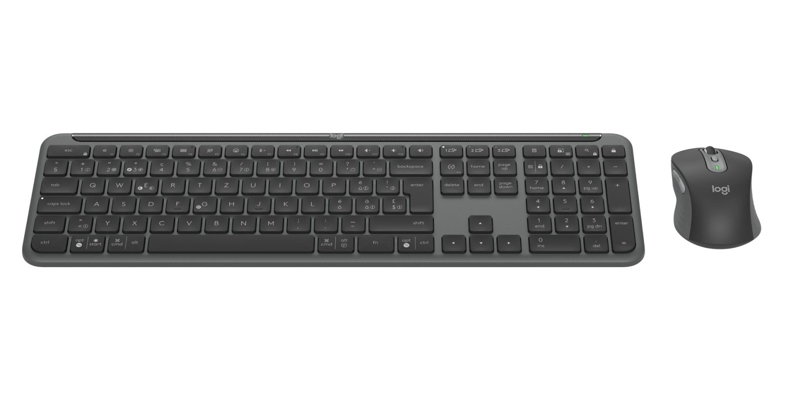 Logitech Signature Slim Combo Mk950 For Business - Graphite - Central-419 (Ch)