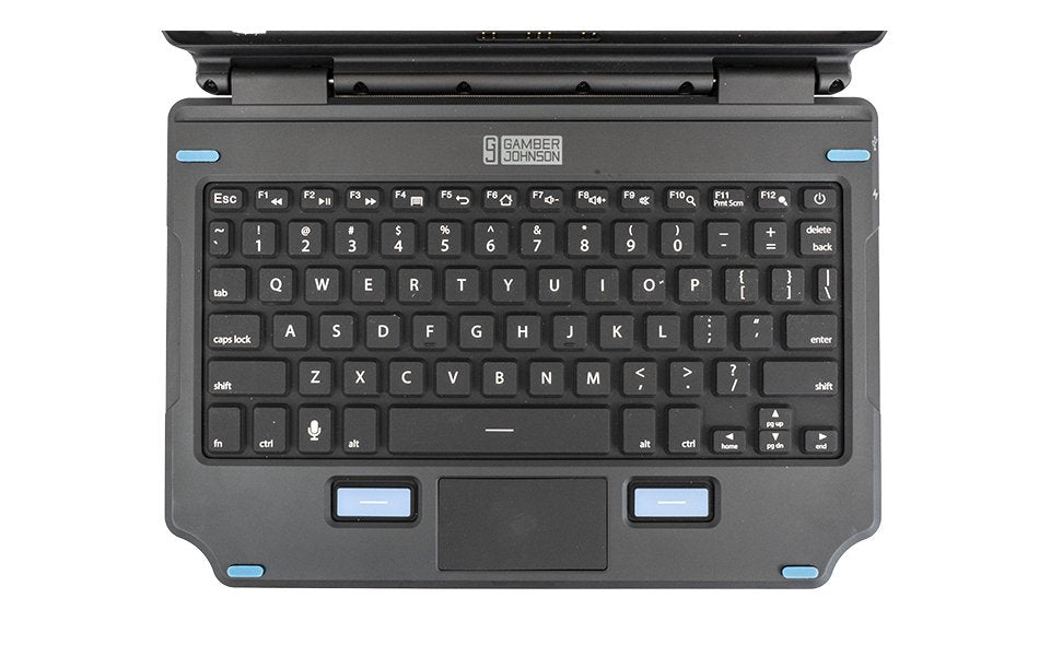 EAN 0703674565294 - Gamber-Johnson 7160-1869-02 teclado para móvil QWERTZ Alemán Pogo pin Negro imagen 5