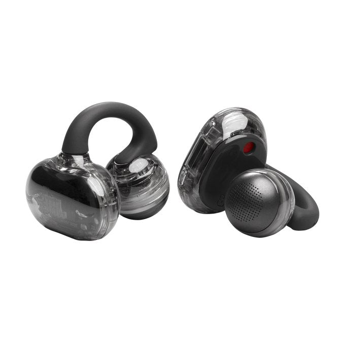 Jbl Soundgear Clips Tws Open-Ear-Kopfhörer, Ip54, Ghost Negro