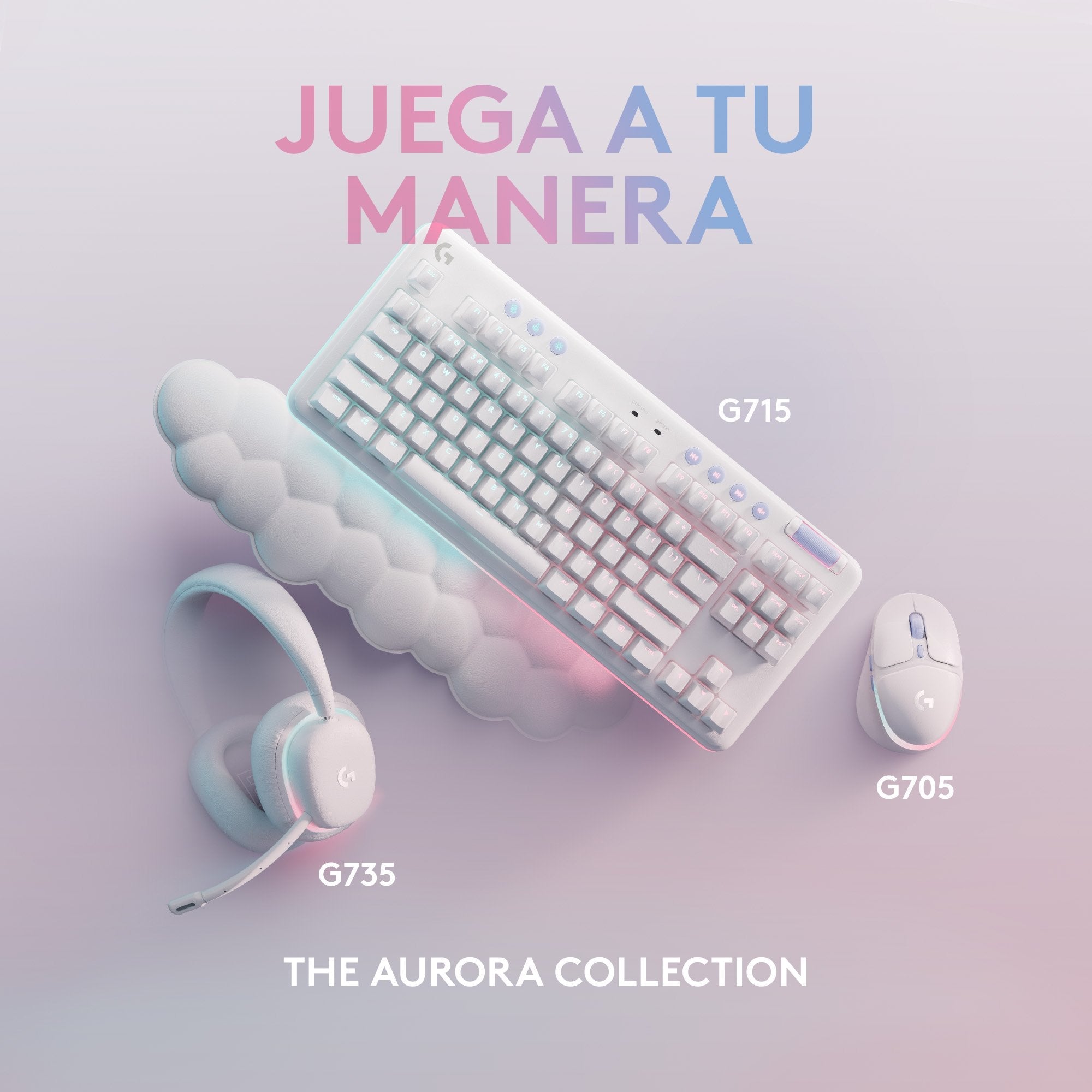 EAN 5099206100886 - Logitech G 920-010685 teclado Juego RF Wireless + Bluetooth QWERTY Español Blanco imagen 11