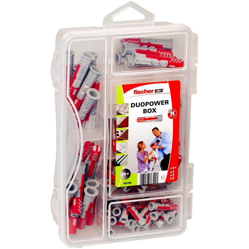 Fischer 553109, Pasador Gris Claro/Rojo