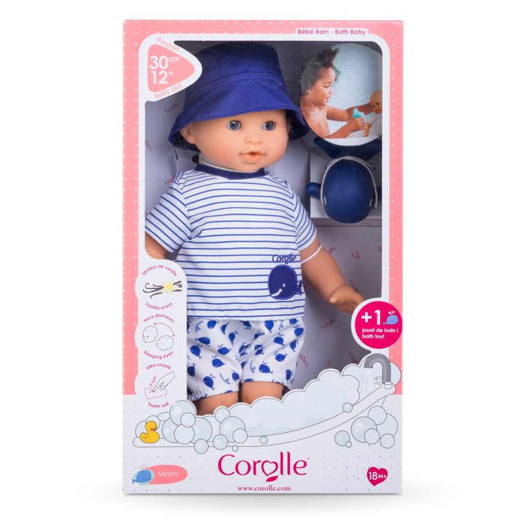 Corolle Mon Premier Poupon Bath Boy Marin, Muñeca 9000100670