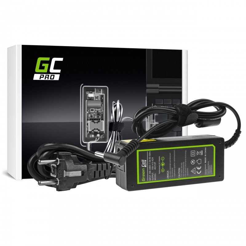 EAN 5903317225713 - Green Cell AD72P adaptador e inversor de corriente Interior 65 W Negro imagen 1