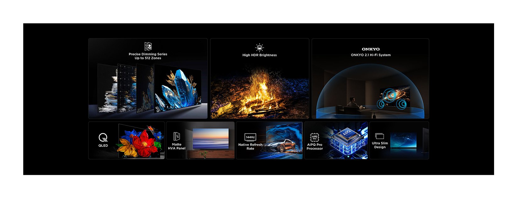 EAN 5901292525804 - TCL C6K 55C6K Televisor 139,7 cm (55") 4K Ultra HD Smart TV Wifi Metálico imagen 7