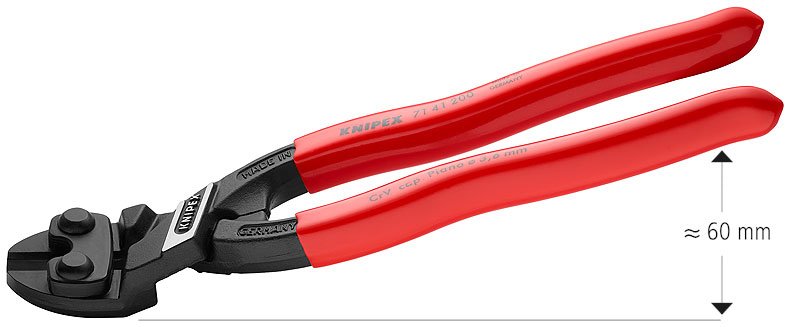 Knipex Cobolt Kompakt- Bolzenschneider