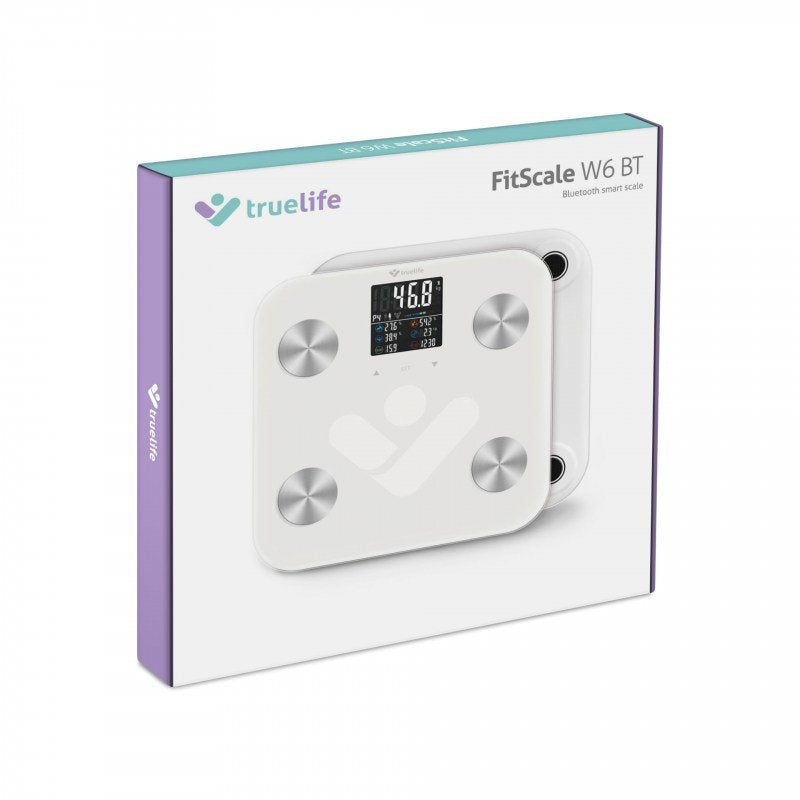 Truelife Tlfsw6bt Báscula De Baño Plaza Blanco Electrónica Max. 180 Kg Retail