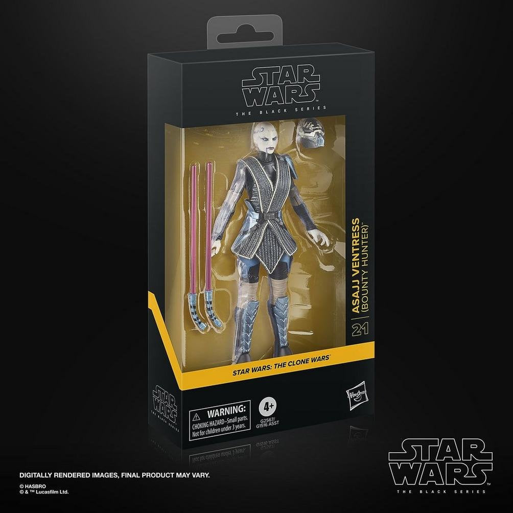 Figura Hasbro Star Wars The Black Series The Clone Wars Asajj Ventress (Bounty Hunter)
