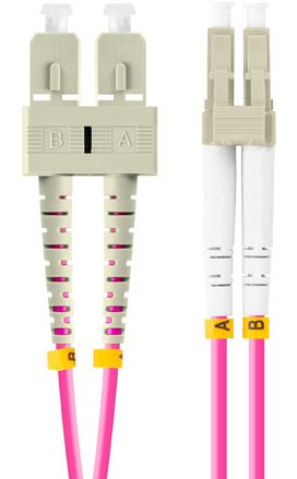EAN 5901969440140 - Lanberg FO-LUSU-MD41-0020-VT Cable de fibra óptica e InfiniBand 2 m 2x LC 2x SC LC/SC Rosa imagen 4