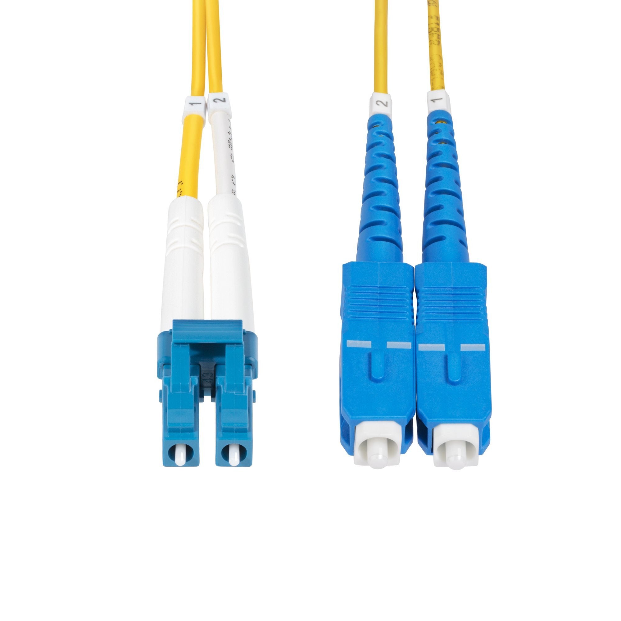 Startech.Com 10m (30ft) Lc To Sc (Upc) Os2 Single Mode Duplex Fiber Optic Cable 9/125?M Laser Optimized 10g Bend Insensitive Low Insertion Loss Lszh Fiber Patch Cord (Smlcsc-Os2-10m) Cable De Interconexión Modo Simple Lc/Upc (M) A Modo Simp