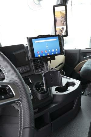 Brodit 213558 Soporte Pasivo Ordenador Portátil, Teléfono Móvil/Smartphone, Navegante Negro