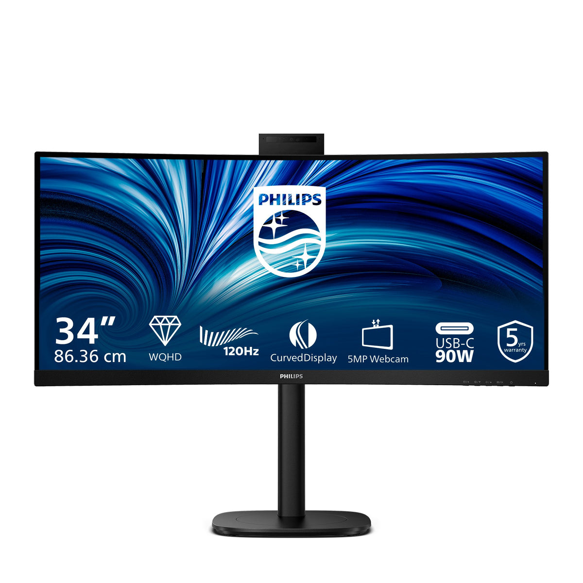 EAN 8721038004441 - Philips 3000 series 34B2U3600CH/00 pantalla para PC 86,4 cm (34") 3440 x 1440 Pixeles Wide Quad HD LCD Ne imagen 2