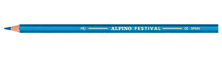 Alpino Lápices De Color Festival Caja De 12 Azul Claro